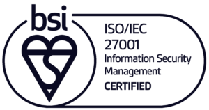 BSI ISO/IEC 27001 Certification.