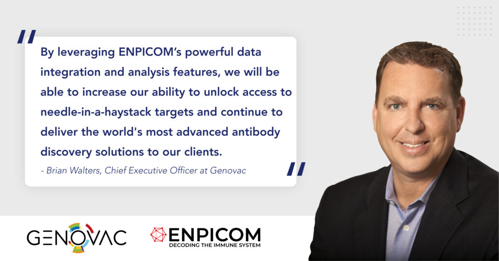 Genovac further enhances its antibody discovery services with the ENPICOM IGX Platform